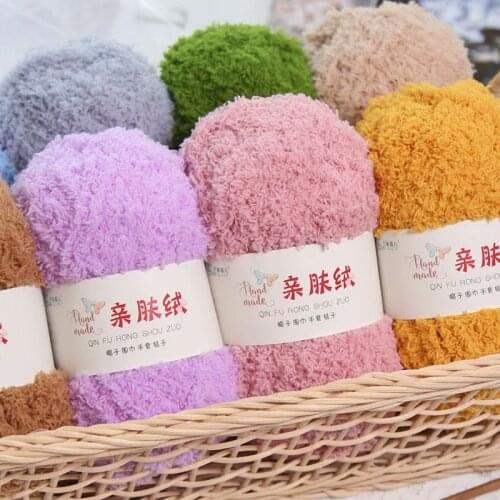 Hand Knitting DIY Cashmere with Wool Baby Coral Wool Baby Scarf Line Thick Line Chunky Yarn 100% Cotton Crochet Threads