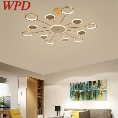 WPD Nordic Pendant Lights Gold Contemporary LED Lamp Creative Decoration Fixture For Home Living Room