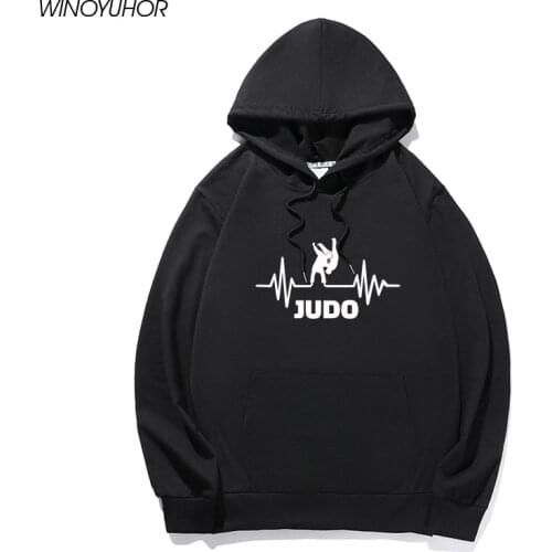 Heartbeat Of Judo Printed Hoodies Men Women Autumn Fashion Long Sleeve Sweatshirts Tops Casual Tracksuit Streetwear Camisetas