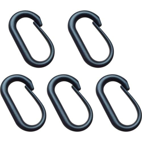 5Pcs Universal U Shape Backpack Carabiner Clip Clasp Buckle Accessories