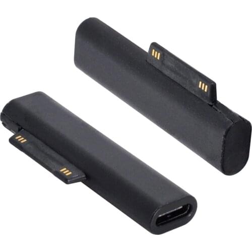 Xiwai DC 15V Type-C USB-C Female to Surface Pro7 Pro6 Pro5 Pro4 Pro X Go Book Charge Adapter
