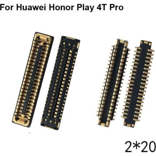 5pcs For Huawei Honor PLAY 4T PRO LCD display screen FPC connector For Huawei Honor PLAY 4 T PRO logic on motherboard mainboard