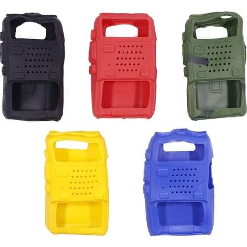 10pcs Walkie Talkie Rubber Holster Case for Baofeng UV-5R UV 5R UV5R UV-5RE DM-5R Plus TYT TH-F8 Two way radio