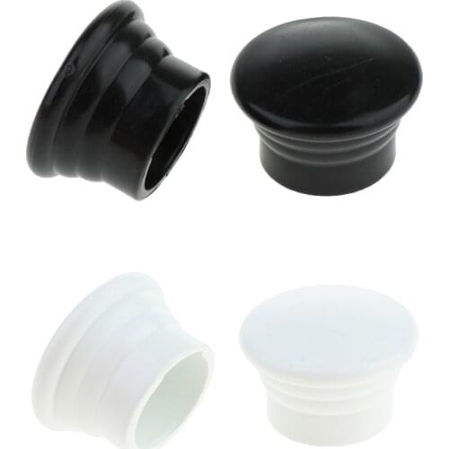 2 Pack Window Curtain Rod End Heads Only Drapery Rod Finials Cap Inner 28mm Diameter
