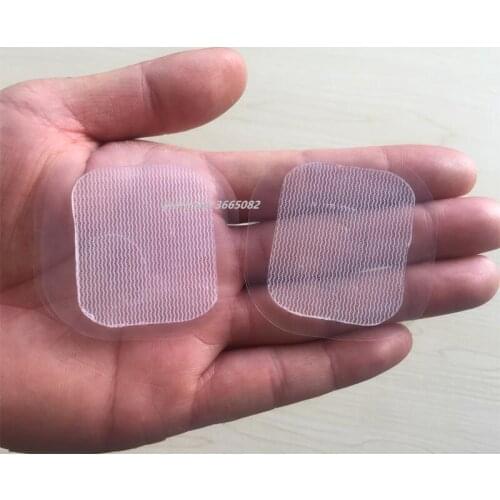 20pcs 4*4cm replacement Conductive gel sheet for Low frequency omron HV-F310 F311/F320 massager device HV-PAD