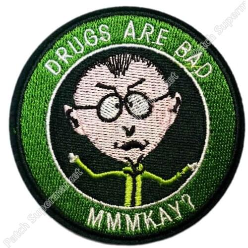 3" Mr. Mackey MMMKAY TV Movie Series Logo Movie Iron On Sew On Uniform Shoulder Patch