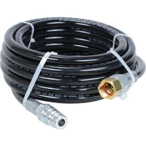 6m /10 m high quality Resin high pressure hose with femaleor male connector for co2 jet machine