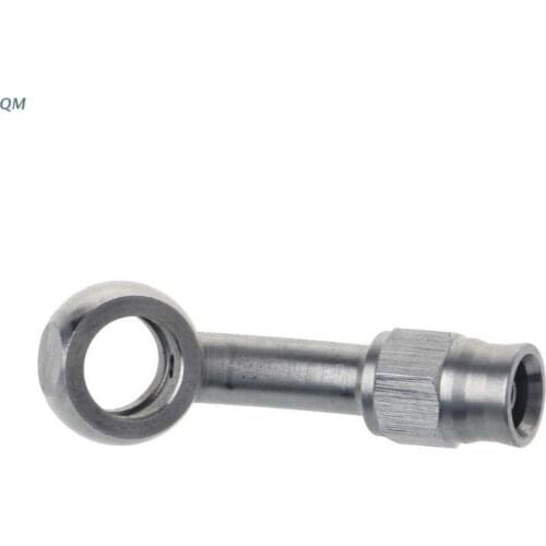AN-3 to M10 Metric 10mm 45 Degree Stainless Steel Brake Hose Fitting 13MF