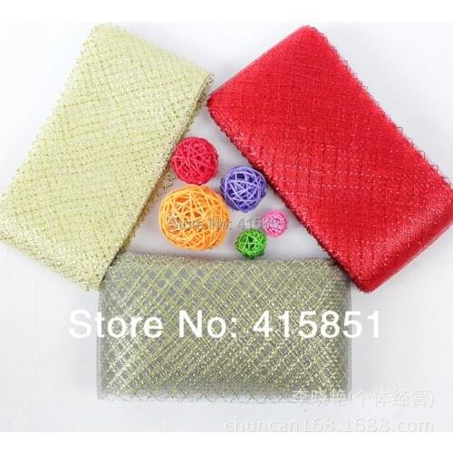 Free shopping 12 cm Crushed Horse hair Crin Braids With Silver Garment Crinoline Mesh Fabric 100 yard/lot