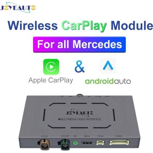 JoyeAuto Wireless Apple Carplay for Mercedes Benz A B C S GLK GLA S W221 Class 2007-2017 NTG4.0 NTG4.5 NTG5 Android Auto Module