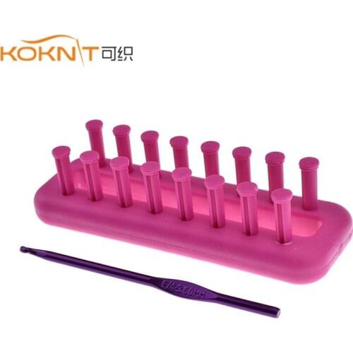 KOKNIT DIY Knitting Loom Craft Tool Sewing Needle DIY Scarves Shawl Hat Yarn Long Shape Knitter Knitting Loom With Crochet Hooks