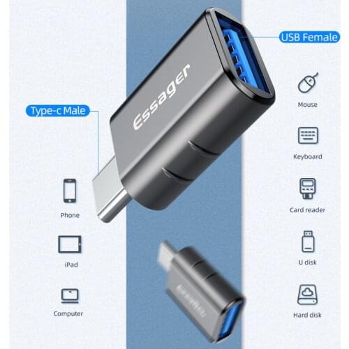 Micro USB Type C OTG Adapter USB 3.0 To USB C Male Converter OTG Adapter Cable Portable Cable High Quality For Sansumg Xiaomietc