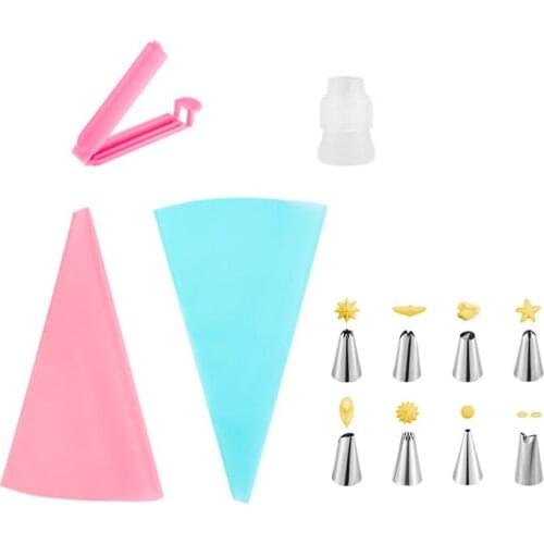 Reusable bag socket Confectionery cake Pastry sleeve for decoration silicone tools equipment accessories nozzles cream baking