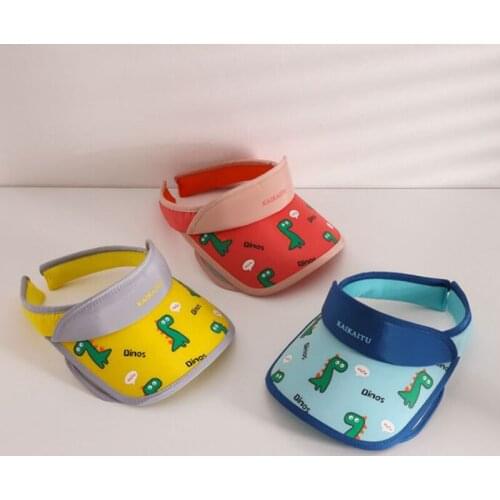 New Children Strip Casual Sun Visor Caps Baby empty top hat boy lengthened cap summer Retractable side brim sun hat
