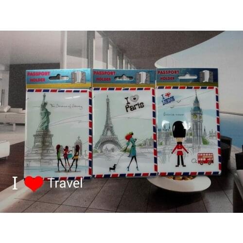 3 style for choose fashion Europe Style Passport Holder PVC Travel Passport Cover Case,14*9.6cm Card & ID Holders-Travel abord
