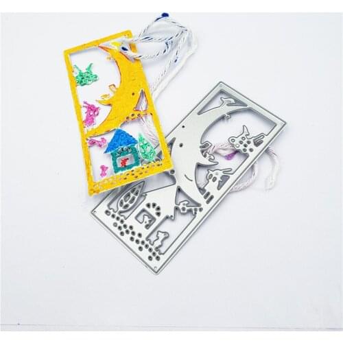 Wholesale die Cutting dies moon palace bookmarks metal craft paper die Scrapbooking/DIY Embossing mould Easter New Year cards