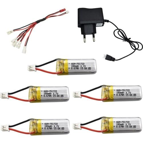 Original 3.7V 180mAh Battery For A20 A20W Drone 3.7V 180mAh Lipo Battery RC Quadcopter Spare Parts For A20 A20W Drone Battery