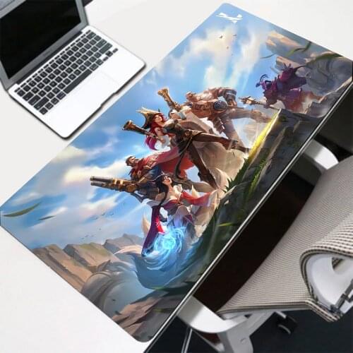 Anime Mouse Pad Xxl Rubber Rgb Gaming Accessories Table Mat Laptop Mini Pc Large Mouse Pad Gaming Carpet Led Backlight Anime