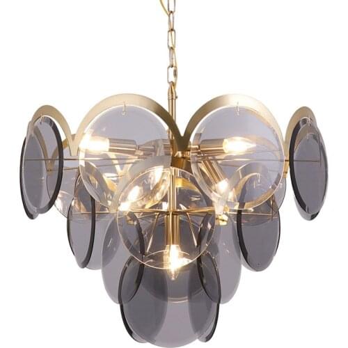 High Luxurious Atmosphere A Living Room A Chandelier Glass Designer Sales Part Restaurant Villa Model House Lamps