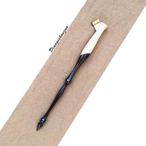 New Deluxe Handmade Oblique Calligraphy Nib Dip Pen Copperplate Script Antique Fountain Dip Pen Holder Best Gift Dip Pen
