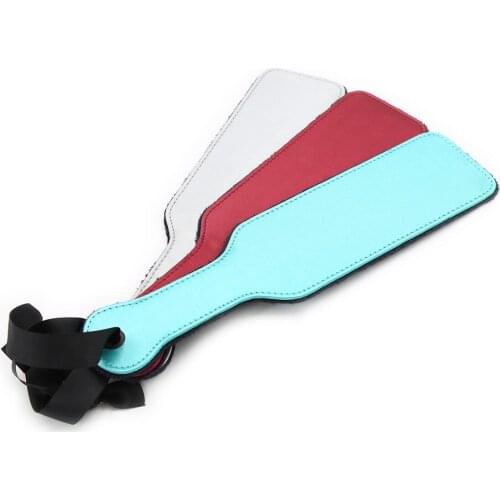 Sexy Leather Plush Tempo Spanking Leather For Women Toys Flirting Paddle