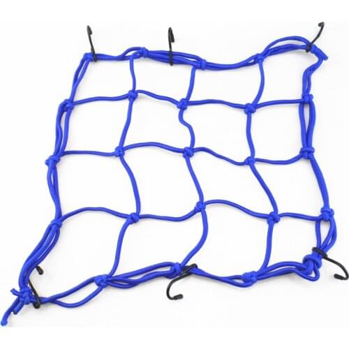 Motorbike Helmet Mesh Storage Motorcycle Helmet Bungee Luggage Cargo 6 Hooks Black Net Hold Down Cargo Net Car String New