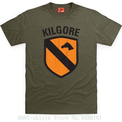 Shotdeadinthehead Colonel Kilgore T Shirt For Men Fashion Design