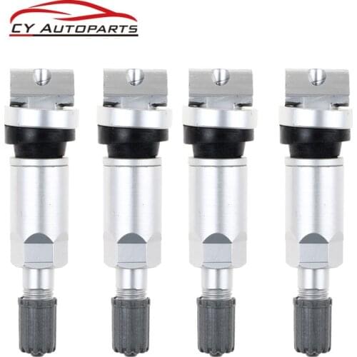 4PCS Tire Pressure Monitoring System Sensor Valve Stem Repair Kit For Jeep Volve Ford Alloy Tubeless Valve TPMS Tire Valves