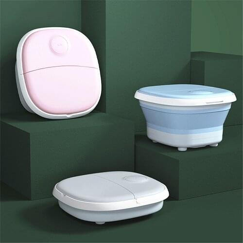 110-120V Folding Foot Bath Barrel Portable Electric Constant Temperature Foaming Massage Foot Bath Electric Heated Foot Bath