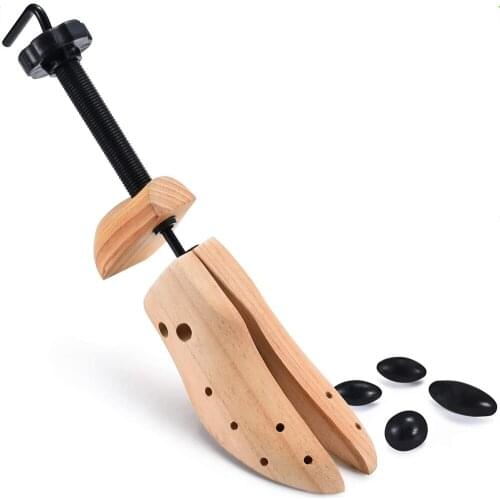 Resistant Wear Scratch Wooden Shoe Stretcher Trees Shaper Support Rack Adjustable Flats Pumps Boots Expander Home Tool Accessory