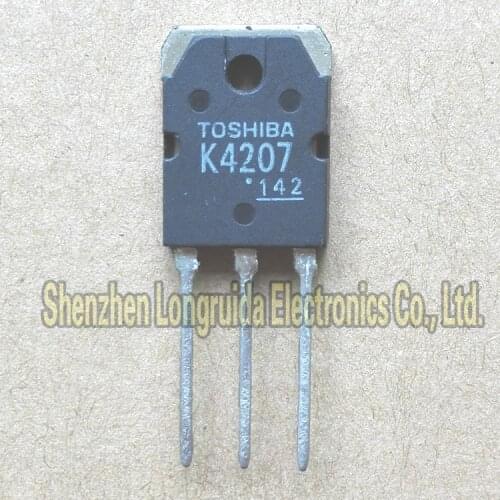 5PCS K4207 2SK4207 TO-3P MOSFET TRANSISTOR 13A 900V In Stock