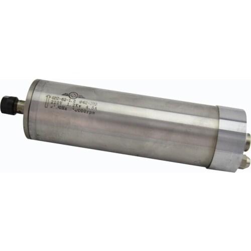 1.5HP 1.2kw ER11 24000RPM Precision High Speed spindle motor water cooling 220VAC 4.5A 400HZ 62mm 4 bearings CNC Router