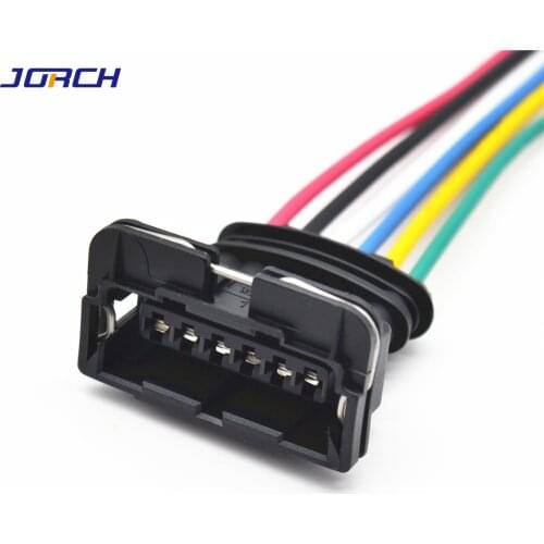 1pcs TYCO AMP 6 way Accelerator pedal position sensor Throttle pedal connector 282767-2 wiht 15cm 0.75mm² wire harness