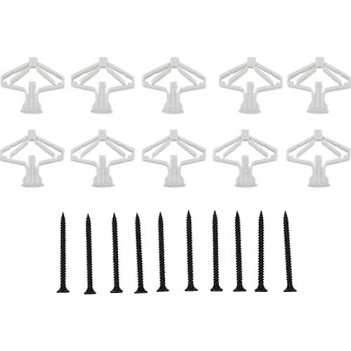 10 Piece Set 3.5 x 50 Aircraft Expansion Tube Hollow Wall Curtain Gypsum Board Expansion Screw Anchor Bolt Up CNIM Hot
