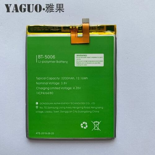 100% Original High Quality Battery 3200mAh Battery for LEAGOO Power 2 Power2 BT-5006 BT5006 BT 5006 Battery Batterie Batteria