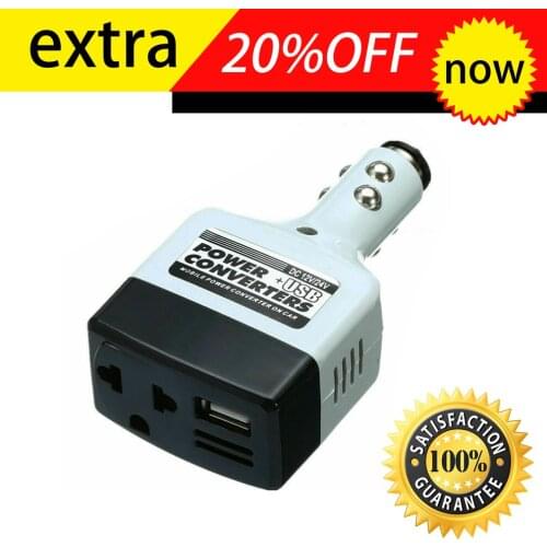 2019 New 12V/24V Car Mobile Power Inverter Adapter Auto Car Power Converter Charger Used for All Mobile Phone