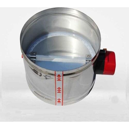 150mm 220V 24V 12V stainless steel electric air duct damper valve air motorized valve for 6 inch ventilator pipe valve