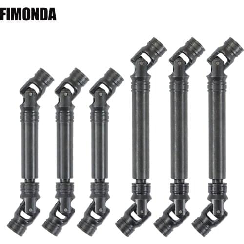 2PCS Hardened Steel Internal Spline Drive Shaft 90-115 100-140mm Universal Joint for 1/10 RC Crawler SCX10 III CAPRA Wraith TRX4