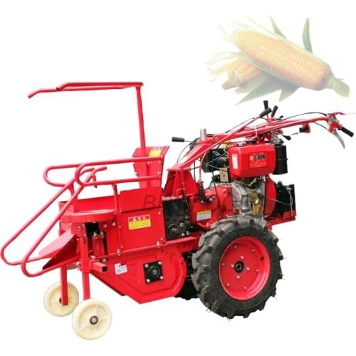 2021 New Design Four Wheel Gasoline Engine Drive Garlic Harvester Machine Diesel Engine Walking Tractor Onion Reaping Machine