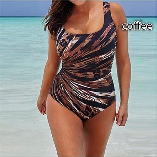 2020 Women Sexy Printed Push-Up High Waist Swimsuit Padded Summer Swimwear Bikini Sets Plus Size