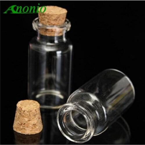 30pcs Glass Bottle With Cork Wish Bottles Small Empty Clear Cork Glass Bottles Vials For Wedding Holiday Decoration S020C