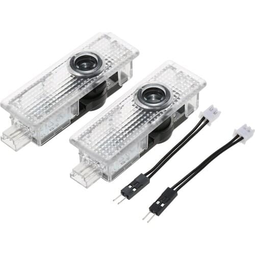 4pcs LED Car Door Light For mini Cooper One S R55 R57 R58 R59 R60 Clubman Countryman JCW Courtesy Welcome Lamps Emblem Projector