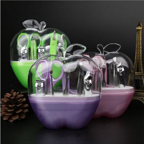 New 8pcs Nail Art Manicure Set Pedicure Stainless Steel Nail Clipper Kit Nail Care Tool Sets with Ear Pick File Scissor Tweezers