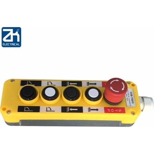 TNHA1 car lift control button box 3 position driving lifting loading and unloading tail plate operation switch COP- T4813