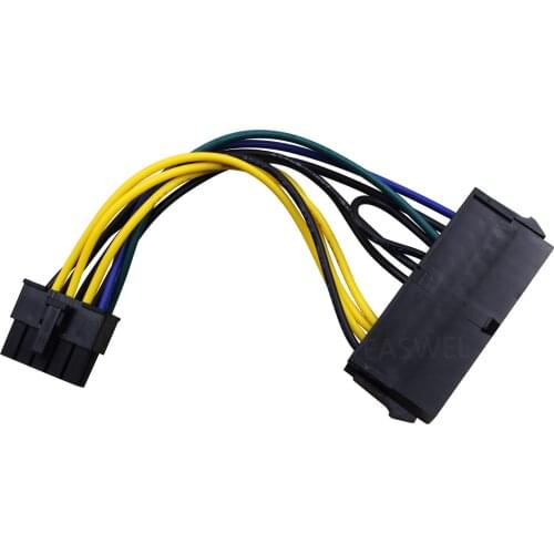 24 to 10 Pin ATX PSU Power Supply Motherboard Adapter Cable Wire Lead for Lenovo