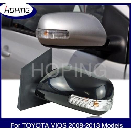 Hoping Rearview Side Mirror Assembly For Toyota For Vios 2008 2009 2010 2011 2012 2013 NCP92 ZSP92 Side Mirror Assy 3/5/7PINS
