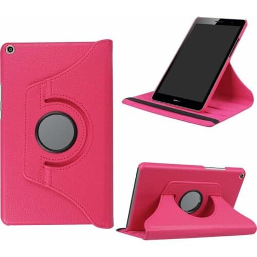 Cover Case For Huawei MediaPad T3 8.0 KOB-L09 KOB-W09 360 Rotating PU leather Stand Tablet Case For Huawei T3 Honor Play Pad 2 8