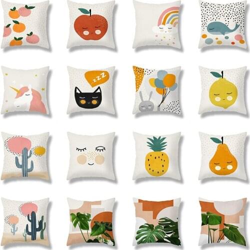 Throw Pillow Case Cushion Covers for Home Sofa Chair Decorative Pillowcases
