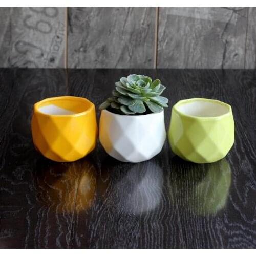 Silica gel mold beautiful DIY concrete flower pot molds cement planter mold cylindrical with bottom hole 3d vase mold