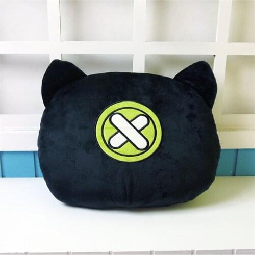Game Honkai impact 3 Plush doll MmiHoYo Schrodinger Cat Impact3 Cosplay Toy Eye Mask Cushion soft Pillow Child Gift
